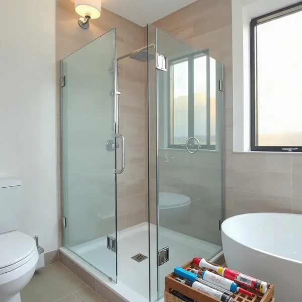 Professional Bathroom Shower Separator in Dubai carried out by a licensed technician
