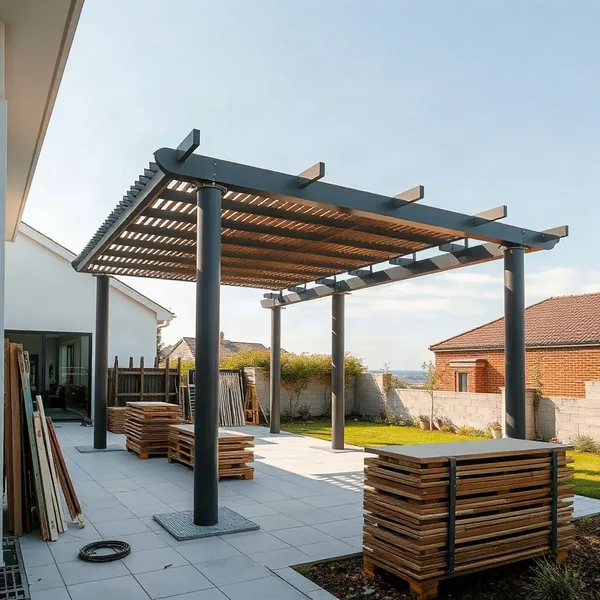Professional Bioclimatic Pergola Installation in Dubai carried out by a licensed technician