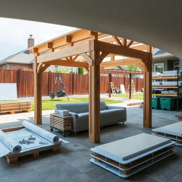 Professional Gazebo Design And Supply in Dubai carried out by a licensed technician