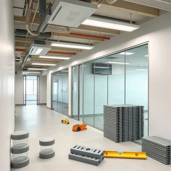 Professional Glass Office Fronts in Dubai carried out by a licensed technician