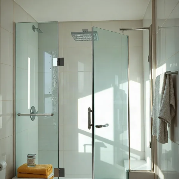 Professional Shower Glass Maintenance in Dubai carried out by a licensed technician