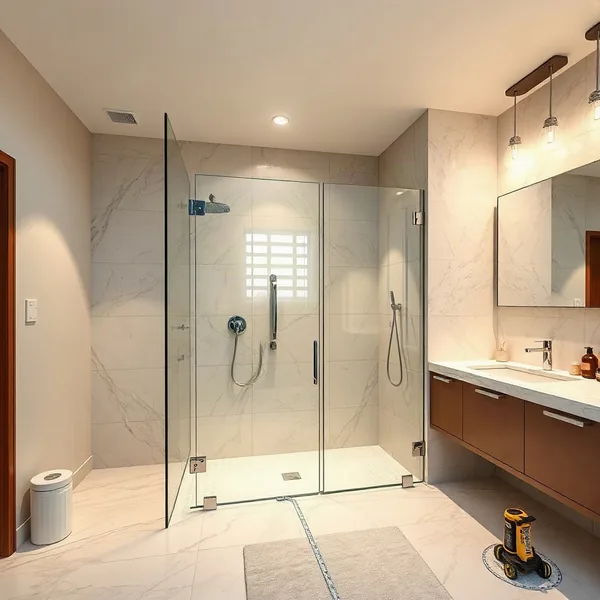 Professional Shower Glass Partition In Dubai in Dubai carried out by a licensed technician
