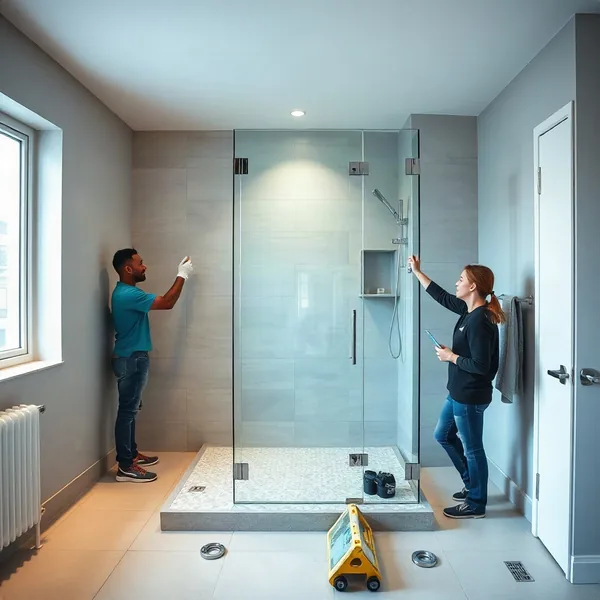 Professional Shower Glass Screen Installation in Dubai carried out by a licensed technician