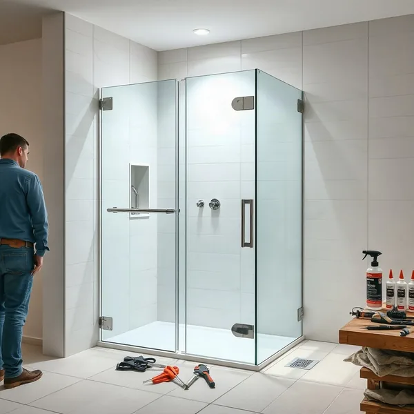 Professional Sliding Shower Cubicle in Dubai carried out by a licensed technician