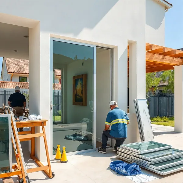 Professional Thermally Broken Sliding Window Installation in Dubai carried out by a licensed technician